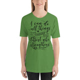 PHILIPPIANS 4:13 Unisex T-Shirt - Word of God Store