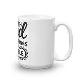 With God All Things Are Possible Mug - Word of God Store