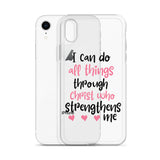 I Can Do All Things Through Christ Who Strengthens Me iPhone Case - Word of God Store