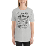 PHILIPPIANS 4:13 Unisex T-Shirt - Word of God Store