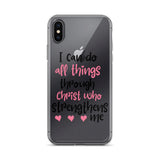 I Can Do All Things Through Christ Who Strengthens Me iPhone Case - Word of God Store