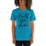 FAITH OVER FEAR Unisex T-Shirt - Word of God Store