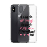 I Can Do All Things Through Christ Who Strengthens Me iPhone Case - Word of God Store