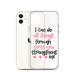 I Can Do All Things Through Christ Who Strengthens Me iPhone Case - Word of God Store