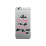 I Can Do All Things Through Christ Who Strengthens Me iPhone Case - Word of God Store