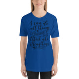 PHILIPPIANS 4:13 Unisex T-Shirt - Word of God Store