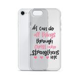 I Can Do All Things Through Christ Who Strengthens Me iPhone Case - Word of God Store