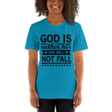 God is within her she will not fall Unisex T-Shirt - Word of God Store