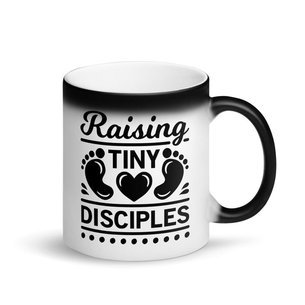 Raising Tiny Disciples Matte Black Magic Mug - Word of God Store